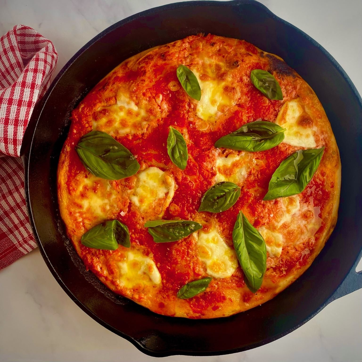 Cast Iron Pan Pizza