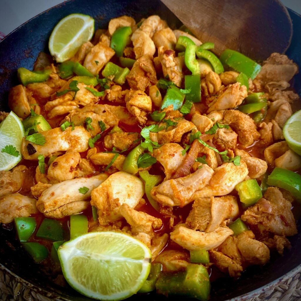 One Pan Chicken Fajitas Chicken Thighs