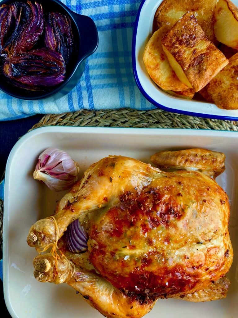 One Pan Roast Chicken Dinner