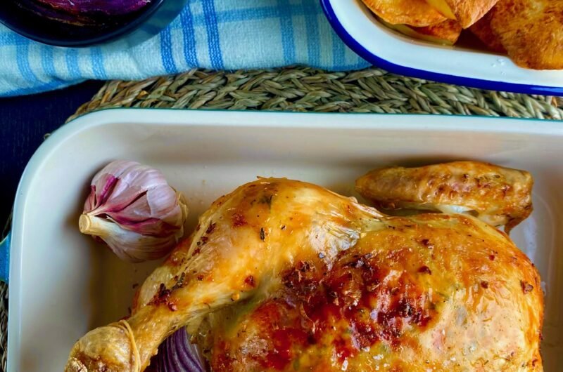One Pan Roast Chicken Dinner