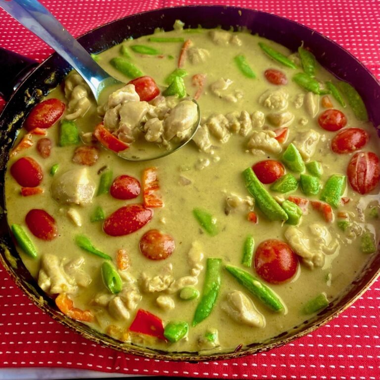 One Pot Green Curry with Chicken