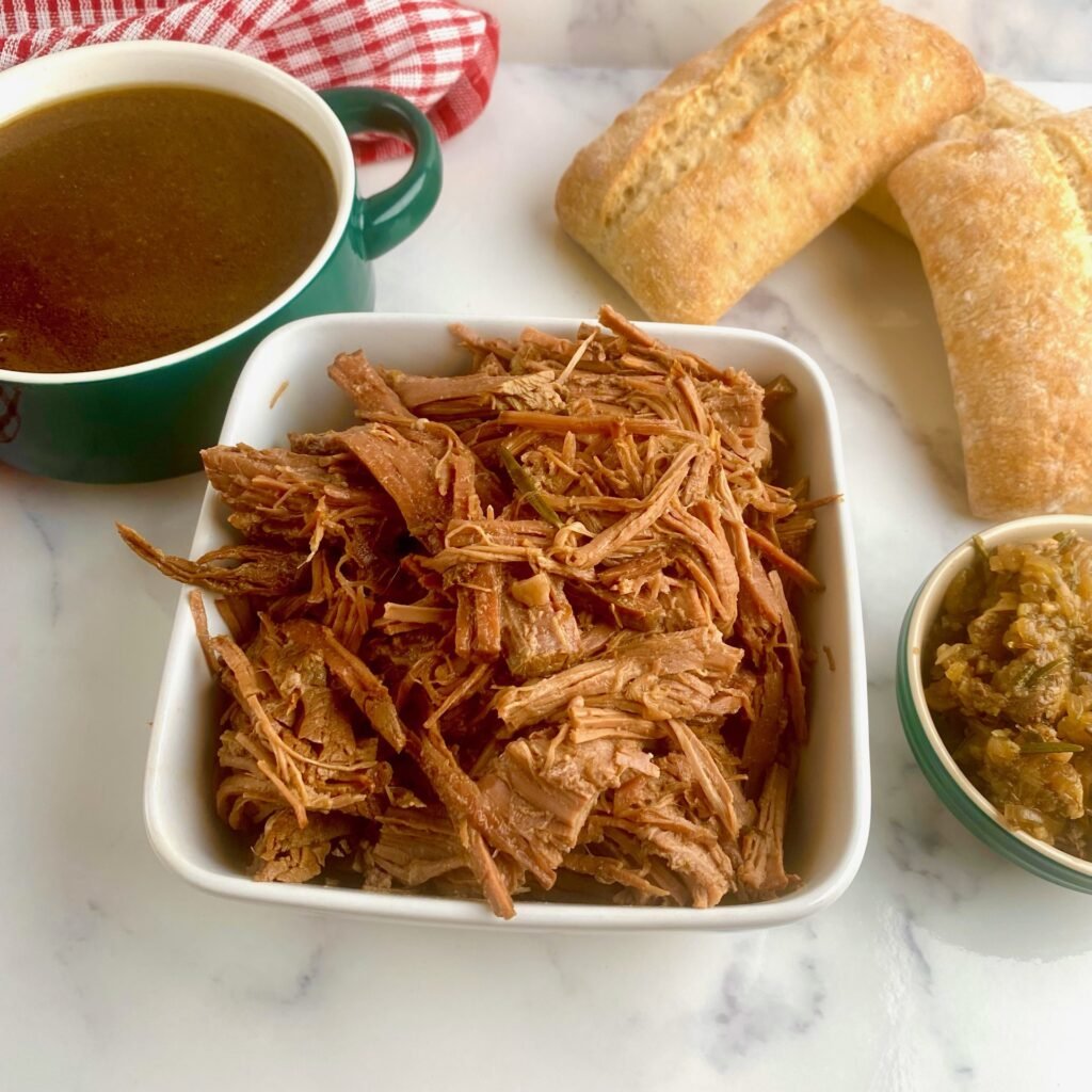 Slow Cooker French Dip Sandwich beef