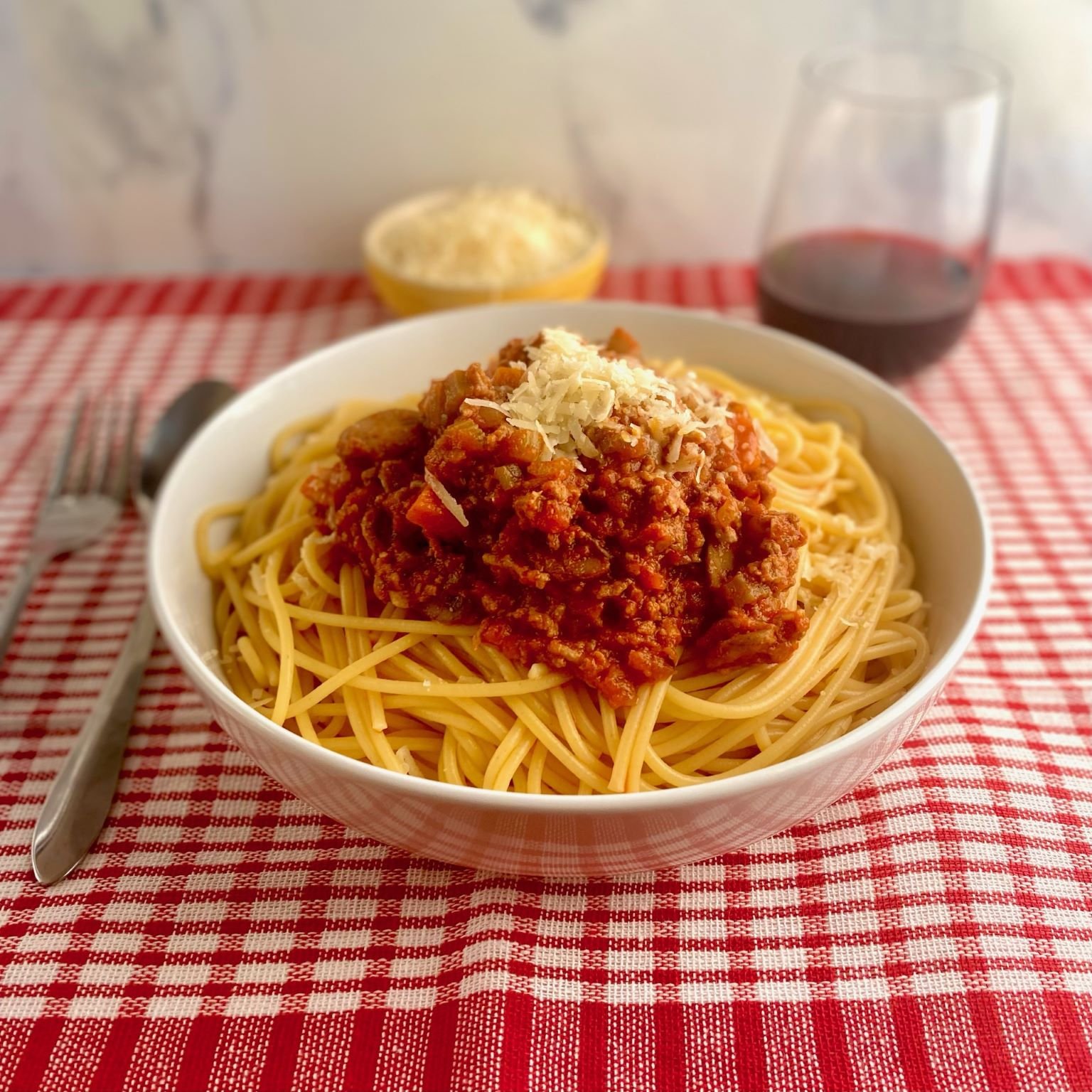 One Pot Spaghetti Bolognese