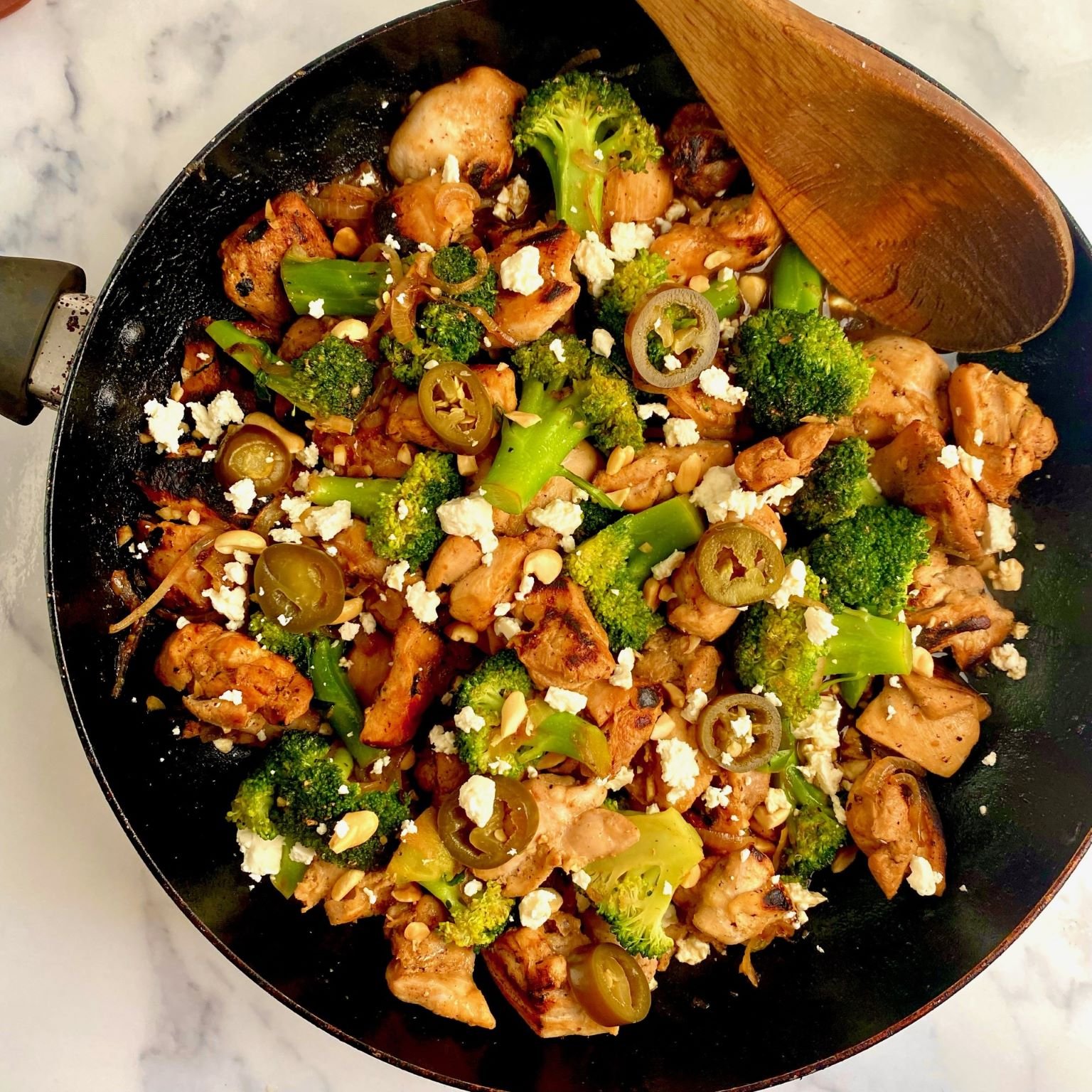 Spicy Honey Chicken with Broccoli